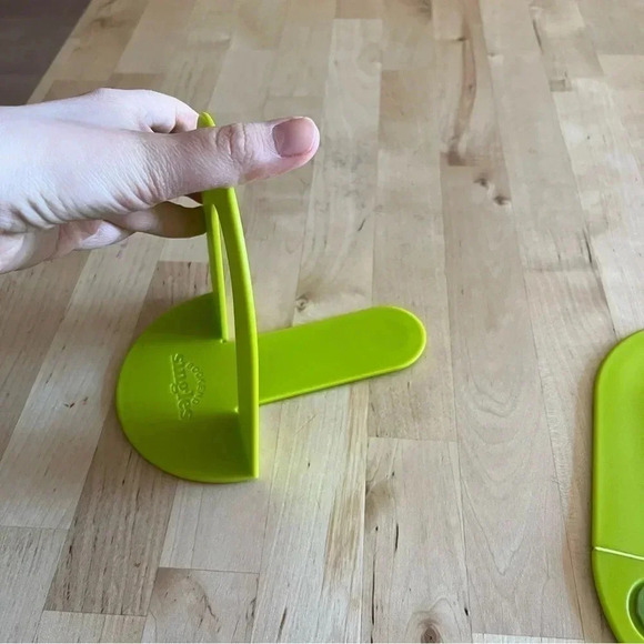 That Company Called If Pop Up Book End Green Bookend lot of 2 organizer - Picture 4 of 7